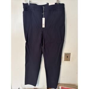 NWT Chico’s Pants Women’s 3R US 16R So Slimming Brigette Slim Leg Blue Stretch